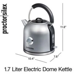 Proctor Silex 1.7 Liter Electric Dome Kettle - Silver 17 Proctor Silex 1.7 Liter Electric Dome Kettle - Silver -KitchenAid Shop abc58cd4 2e49 4b81 9270 63c375de0d48