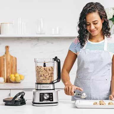 Ninja - Foodi Power Blender & Processor System, Smoothie Bowl Maker & Nutrient Extractor*, 1400WP SmartTORQUE 6 Auto-iQ - Silver 13 Ninja - Foodi Power Blender & Processor System, Smoothie Bowl Maker & Nutrient Extractor*, 1400WP SmartTORQUE 6 Auto-iQ - Silver - Image 11