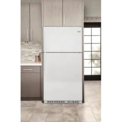 Whirlpool - 20.5 Cu. Ft. Top-Freezer Refrigerator - White 25 Whirlpool - 20.5 Cu. Ft. Top-Freezer Refrigerator - White -KitchenAid Shop ac57abb5 d979 5e55 b142 fe19608a37a8