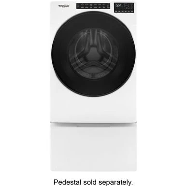 Whirlpool - 4.5 Cu. Ft. High-Efficiency Stackable Front Load Washer With Steam And Tumble Fresh - White 4 Whirlpool - 4.5 Cu. Ft. High-Efficiency Stackable Front Load Washer With Steam And Tumble Fresh - White - Image 2