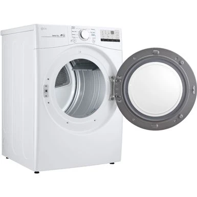 LG - 7.4 Cu. Ft. Stackable Electric Dryer With FlowSense - White 18 LG - 7.4 Cu. Ft. Stackable Electric Dryer With FlowSense - White - Image 16