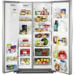 Whirlpool - 28.4 Cu. Ft. Side-by-Side Refrigerator With In-Door-Ice Storage - Stainless Steel -KitchenAid Shop afcc0816 2039 5f6c b88c 269be10c3064