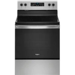Whirlpool - 5.3 Cu. Ft. Freestanding Electric Range With Steam-Cleaning And Frozen Bakeâ„¢ - Stainless Steel