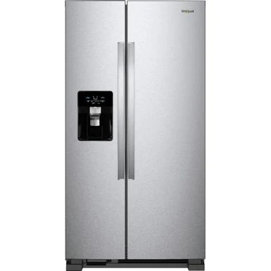 Whirlpool - 24.6 Cu. Ft. Side-by-Side Refrigerator - Stainless Steel 3 Whirlpool - 24.6 Cu. Ft. Side-by-Side Refrigerator - Stainless Steel