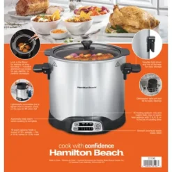 Hamilton Beach - 10qt Sear & Cook Stockpot Slow Cooker Silver 25 Hamilton Beach - 10qt Sear & Cook Stockpot Slow Cooker Silver -KitchenAid Shop b16bf1ff d064 4cc0 942b 7b0e2f6245af