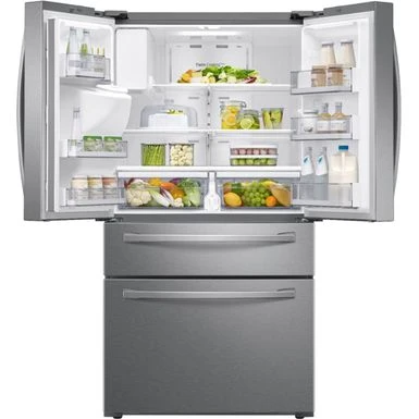 Samsung - 22.6 Cu. Ft. 4-Door French Door Counter Depth Refrigerator With FlexZone Drawer - Stainless Steel 8 Samsung - 22.6 Cu. Ft. 4-Door French Door Counter Depth Refrigerator With FlexZone Drawer - Stainless Steel - Image 6