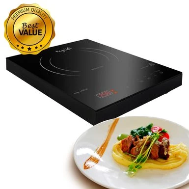 MegaChef Portable Induction Cooktop Burner With Digital Control Panel - Black 6 MegaChef Portable Induction Cooktop Burner With Digital Control Panel - Black - Image 4