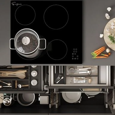 Built-In 24-in 4 Elements Smooth Surface Radiant Electric Cooktop - 24" - Black 11 Built-In 24-in 4 Elements Smooth Surface Radiant Electric Cooktop - 24" - Black - Image 9