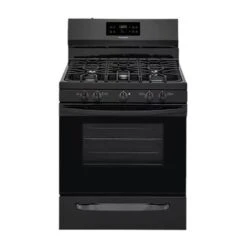 Frigidaire FFGF3054TB 30 Inch Gas Range - Black - Black