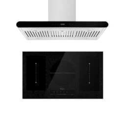 2 Piece Kitchen Appliances Packages Including 36" Induction Cooktop And 36" Island Range Hood - 36"