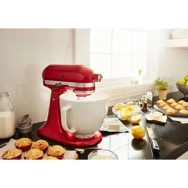 KitchenAid 5-Qt. Titanium-Reinforced Ceramic Bowl For Tilt-Head Stand Mixers, White Chocolate 4 KitchenAid 5-Qt. Titanium-Reinforced Ceramic Bowl For Tilt-Head Stand Mixers, White Chocolate - Image 2