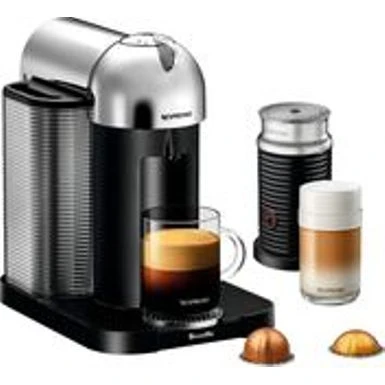 Breville - Nespresso Vertuo Espresso Maker/Coffeemaker - Chrome 3 Breville - Nespresso Vertuo Espresso Maker/Coffeemaker - Chrome