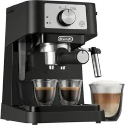 DeLonghi De'Longhi - Stilosa 15 Bar Pump Espresso Machine - Black And Stainless -KitchenAid Shop b96b4d46 4671 5a78 bf9c f197ecbf35f3
