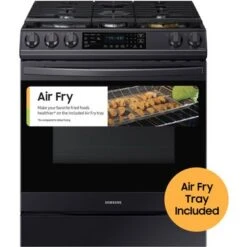 Samsung 6.0-Cu. Ft. Front Control Slide-In Gas Range With AirFry, Brushed Black 12 Samsung 6.0-Cu. Ft. Front Control Slide-In Gas Range With AirFry, Brushed Black -KitchenAid Shop b9f7f299 942e 4393 86cd a3152b7c0ef8