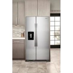 Whirlpool - 24.6 Cu. Ft. Side-by-Side Refrigerator - Stainless Steel 30 Whirlpool - 24.6 Cu. Ft. Side-by-Side Refrigerator - Stainless Steel -KitchenAid Shop bac2630b 8c6b 53b3 b773 3d2abf2c0216