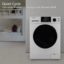 Equator Digital Compact 110V Vented/Ventless 18 Lbs Combo Washer Dryer 1400 RPM - White-Black -KitchenAid Shop bae1d58a 9c47 47e6 86e8 54358d47e786