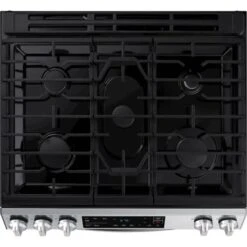 Samsung - 6.0 Cu. Ft. Front Control Slide-in Gas Range With Wi-Fi, Fingerprint Resistant - Stainless Steel 30 Samsung - 6.0 Cu. Ft. Front Control Slide-in Gas Range With Wi-Fi, Fingerprint Resistant - Stainless Steel -KitchenAid Shop bb593774 8cd2 5c42 b555 f956e538f311