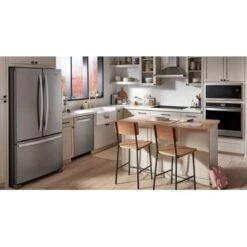 Whirlpool - 25.2 Cu. Ft. French Door Refrigerator With Internal Water Dispenser - Stainless Steel -KitchenAid Shop bc897448 4c92 5a62 bcce e6190e041a91