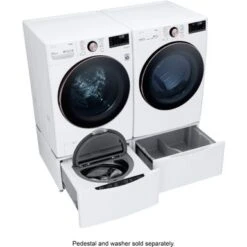 LG - 7.4 Cu. Ft. Stackable Smart Electric Dryer With Steam And Built-In Intelligence - White 27 LG - 7.4 Cu. Ft. Stackable Smart Electric Dryer With Steam And Built-In Intelligence - White -KitchenAid Shop bd3ff734 2574 51bc 940c ba51d5f94a64