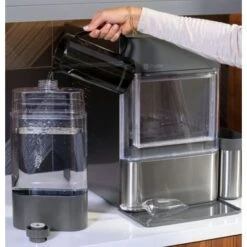 GE Profile - Opal 2.0 38-lb. Portable Ice Maker With Nugget Ice Production, Side Tank And Built-in WiFi - Stainless Steel -KitchenAid Shop bd58c377 0e62 53fb ba28 2abcaabe1850