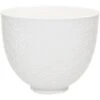 KitchenAid 5-Qt. Titanium-Reinforced Ceramic Bowl For Tilt-Head Stand Mixers, White Mermaid Lace