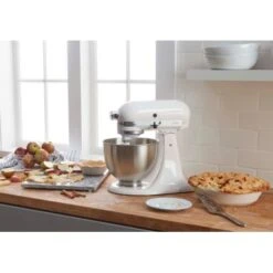 KitchenAid - Classic Series 4.5 Quart Tilt-Head Stand Mixer - K45SSWH - Blanco -KitchenAid Shop bd701695 8581 5ad7 bc26 e89635c8a570