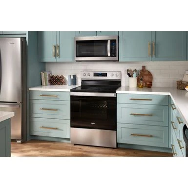Whirlpool - 5.3 Cu. Ft. Freestanding Electric Convection Range With Air Fry - Stainless Steel 4 Whirlpool - 5.3 Cu. Ft. Freestanding Electric Convection Range With Air Fry - Stainless Steel - Image 2