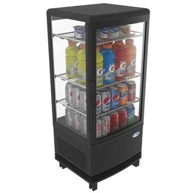 KoolMore Commercial Countertop Refrigerator Display Case - 3 Cu.ft -Black 6 KoolMore Commercial Countertop Refrigerator Display Case - 3 Cu.ft -Black - Image 4