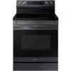 Samsung 6.3-Cu. Ft. Smart Freestanding Electric Range With No-Preheat Air Fry And Convection, Brushed Black 1 Samsung 6.3-Cu. Ft. Smart Freestanding Electric Range With No-Preheat Air Fry And Convection, Brushed Black -KitchenAid Shop c068cd27 f181 477b b591 339f64e4f248