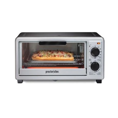Proctor Silex 4 Slice Toaster Oven - Silver 3 Proctor Silex 4 Slice Toaster Oven - Silver