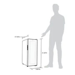 Newair Shadow Series Wine Cooler Refrigerator 12 Bottle, Freestanding Mirrored Wine Fridge - Black -KitchenAid Shop c16f0f23 c192 46e9 ba8b e410aa5986dc