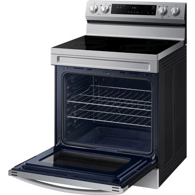 Samsung - 6.3 Cu. Ft. Freestanding Electric Range With WiFi And Steam Clean - Stainless Steel 6 Samsung - 6.3 Cu. Ft. Freestanding Electric Range With WiFi And Steam Clean - Stainless Steel - Image 4