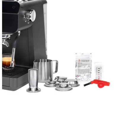 GE Profile - Semi-Automatic Espresso Machine With 15 Bars Of Pressure, Milk Frother, And Built-In Wi-Fi - Black 7 GE Profile - Semi-Automatic Espresso Machine With 15 Bars Of Pressure, Milk Frother, And Built-In Wi-Fi - Black - Image 5