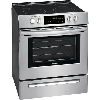 Frigidaire FFEH3051VS 30 Inch Front Control Electric Range - Stainless Steel - Stainless Steel 4 Frigidaire FFEH3051VS 30 Inch Front Control Electric Range - Stainless Steel - Stainless Steel - Image 2
