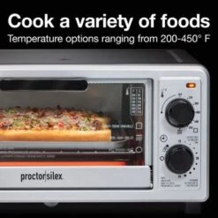Proctor Silex 4 Slice Toaster Oven - Silver 14 Proctor Silex 4 Slice Toaster Oven - Silver -KitchenAid Shop c2d1886a 5ab4 4782 a09b 652c1083e6d0