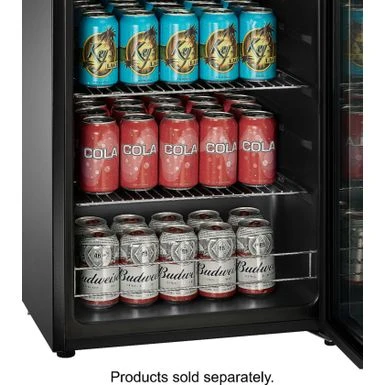 Insignia™ - 115-Can Beverage Cooler - Stainless Steel 11 Insignia™ - 115-Can Beverage Cooler - Stainless Steel - Image 9