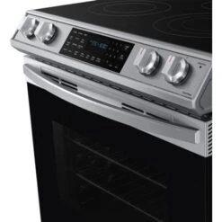 Samsung - 6.3 Cu. Ft. Front Control Slide-In Electric Convection Range With Air Fry & Wi-Fi, Fingerprint Resistant - Stainless Steel -KitchenAid Shop c37eea55 94b8 51a6 a327 34ef5475e55e