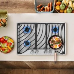 Gasland Chef 30" Gas Stovetop Stainless Steel 4 Italy Sabaf Burner Built-in Gas Cooktop NG/LPG Convertible - Black 18 Gasland Chef 30" Gas Stovetop Stainless Steel 4 Italy Sabaf Burner Built-in Gas Cooktop NG/LPG Convertible - Black -KitchenAid Shop c519be65 83e6 45be 812f aa02a1aace78