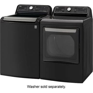 LG - 7.3 Cu. Ft. Smart Electric Dryer With Steam And Sensor Dry - Black Steel 17 LG - 7.3 Cu. Ft. Smart Electric Dryer With Steam And Sensor Dry - Black Steel - Image 15