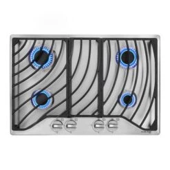 Gasland Chef 30" Gas Stovetop Stainless Steel 4 Italy Sabaf Burner Built-in Gas Cooktop NG/LPG Convertible - Black 19 Gasland Chef 30" Gas Stovetop Stainless Steel 4 Italy Sabaf Burner Built-in Gas Cooktop NG/LPG Convertible - Black -KitchenAid Shop c5c89034 c1ba 4caa a33b a2d1fa64b7be