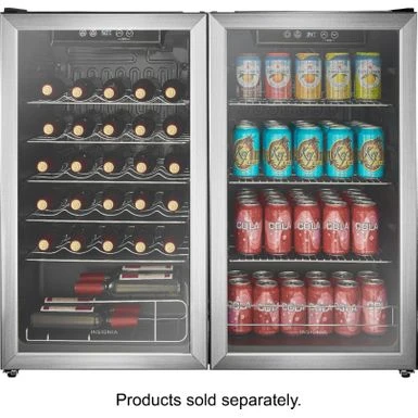 Insignia™ - 115-Can Beverage Cooler - Stainless Steel 10 Insignia™ - 115-Can Beverage Cooler - Stainless Steel - Image 8