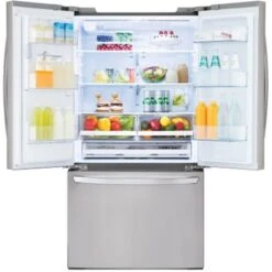 LG - 26.2 Cu. Ft. French Door Smart Refrigerator With Dual Ice Maker - Stainless Steel 27 LG - 26.2 Cu. Ft. French Door Smart Refrigerator With Dual Ice Maker - Stainless Steel -KitchenAid Shop c5d1517f 7524 5791 91e9 4b91b8595acc