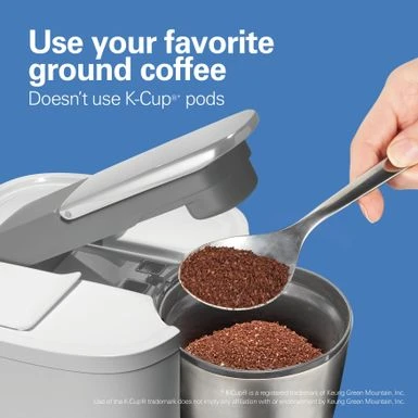 Hamilton Beach Convenient Craft Rapid Cold Brew And Hot Coffee Maker - White 7 Hamilton Beach Convenient Craft Rapid Cold Brew And Hot Coffee Maker - White - Image 5