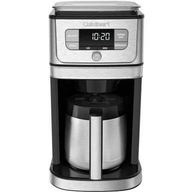 Cuisinart - Burr Grind & Brew 10-Cup Coffeemaker - Stainless Steel 10 Cuisinart - Burr Grind & Brew 10-Cup Coffeemaker - Stainless Steel - Image 8