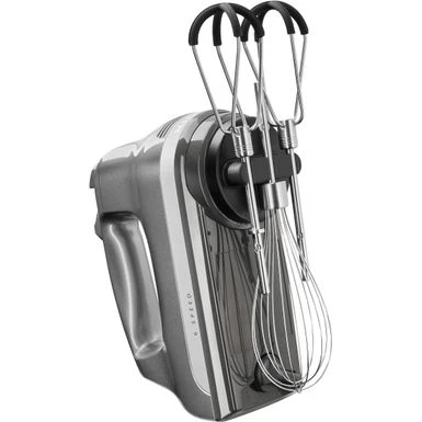 KitchenAid - 6 Speed Hand Mixer With Flex Edge Beaters - KHM6118 - Contour Silver 7 KitchenAid - 6 Speed Hand Mixer With Flex Edge Beaters - KHM6118 - Contour Silver - Image 5