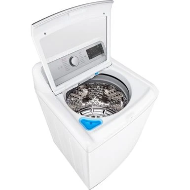 LG - 5.5 Cu. Ft. High-Efficiency Smart Top Load Washer With Steam And TurboWash3D Technology - White 9 LG - 5.5 Cu. Ft. High-Efficiency Smart Top Load Washer With Steam And TurboWash3D Technology - White - Image 7