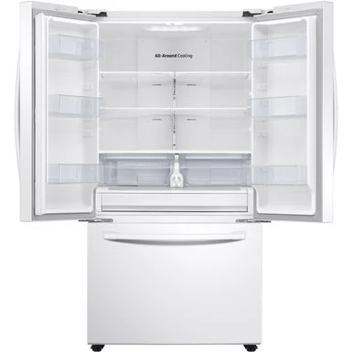 Samsung 28-Cu. Ft. 3-Door French Door Refrigerator, White 7 Samsung 28-Cu. Ft. 3-Door French Door Refrigerator, White - Image 5