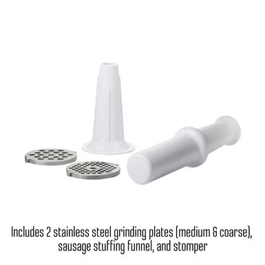 Weston 12 Heavy Duty Electric Meat Grinder - Silver 5 Weston 12 Heavy Duty Electric Meat Grinder - Silver - Image 3