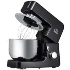 HOMCOM Stand Mixer With Splash Guard, Electric Hand Mixer Set With 6 Qt. Large Mixing Bowl - 15" X 7.25" X 13.5" - 15" X 7.25" X 13.5" - Black 12 HOMCOM Stand Mixer With Splash Guard, Electric Hand Mixer Set With 6 Qt. Large Mixing Bowl - 15" X 7.25" X 13.5" - 15" X 7.25" X 13.5" - Black -KitchenAid Shop c7a95664 9b5b 481f a2f9 74422e9ab046