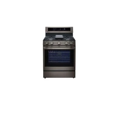 LG LRGL5825D 5.8 Cu Ft. Smart Wi-Fi Enabled True Convection InstaView Gas Range With Air Fry - Black Stainless Steel - Black Stainless Steel 3 LG LRGL5825D 5.8 Cu Ft. Smart Wi-Fi Enabled True Convection InstaView Gas Range With Air Fry - Black Stainless Steel - Black Stainless Steel